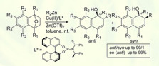 Arnold Group at UWM-Publications: Enantioselective Catalytic Reactions with Chiral Phosphoramidites-Copper Phosphoramidite Catalyzed Enantioselective Ring-Opening of Oxabicyclic Alkenes: Remarkable Reversal Stereocontrol